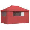 vidaXL Tenda de Festa Borgonha 292 x 440 x 315 cm Tecido Oxford