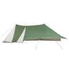 vidaXL Barraca Familiar com telhado Verde e bege 660 x 456 x 200 cm