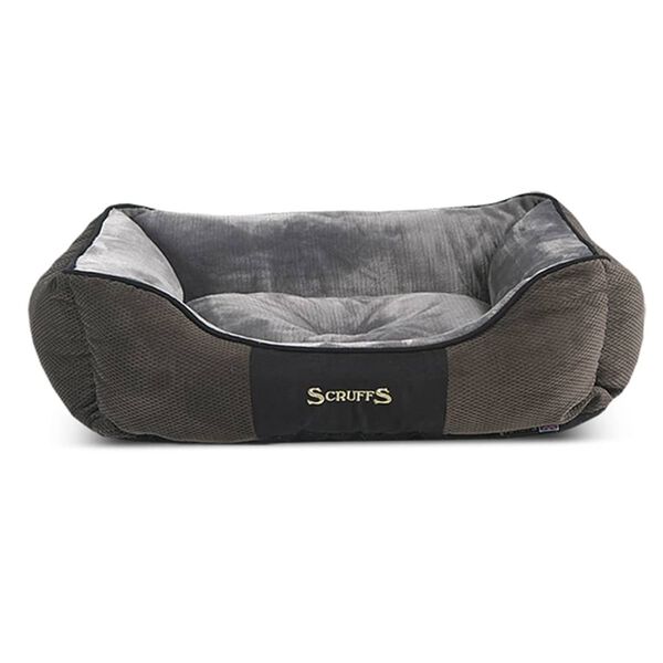 Scruffs & Tramps Cama animais estimação Chester L 75x60 cm cinza 1168