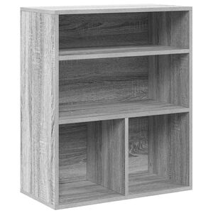 vidaXL Estante cinzento sonoma 60x30x71,5 cm derivados de madeira