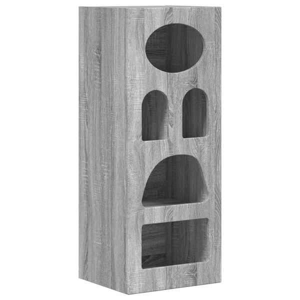 vidaXL Buffet Cinza Sonoma 40 x 35 x 100,5 cm Madeira processada