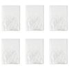 vidaXL Folha de poeira 6 pcs Transparente 400 x 500 cm HDPE