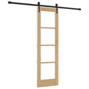 vidaXL Porta Deslizante ORKDAL Natural 61 x 198,5 cm