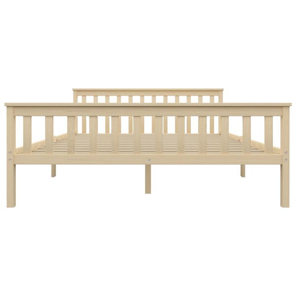 vidaXL Estrutura de cama com 4 gavetas 160x200 cm pinho maci&ccedil;o