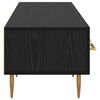 vidaXL Gabinete para TV com gaveta Carvalho Preto 150 x 36 x 30 cm