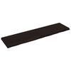 vidaXL Tampo de mesa 200x50x(2-6) cm carvalho tratado castanho-escuro