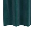 vidaXL Cortinas opacas 2 pcs Verde Escuro 140 x 175 cm Veludo