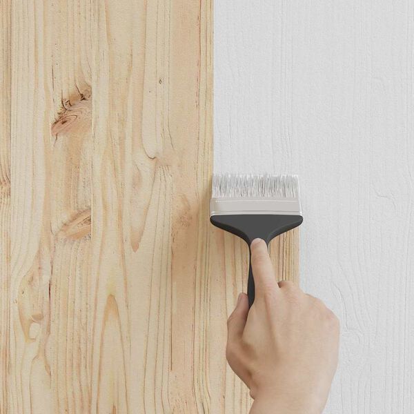 vidaXL Tinta para madeira Cinzeto 16,5 x 16,5 x 16 cm