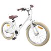 vidaXL Bicicleta Infantil 18 Polegadas para 5-7 anos Branco