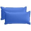 vidaXL Capa almofada 2 unid. HOUTEN Azul Royal 40 x 80 cm Poli&eacute;ster