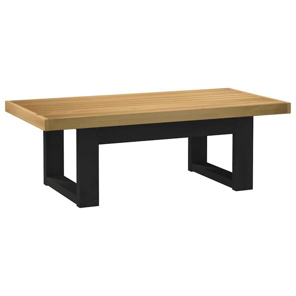 vidaXL Mesa de centro NOAIN pernas em forma de U 120x60x40 cm
