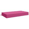 vidaXL Almofada assento SOEST 100% Poli&eacute;ster Rosa 120 x 80 x 15 cm