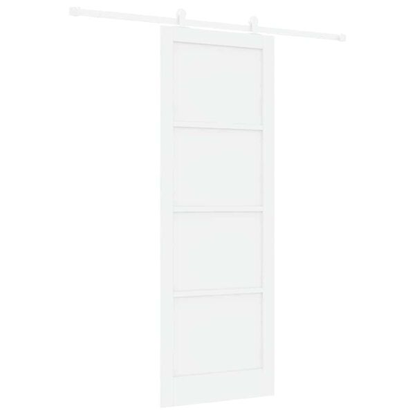 vidaXL Porta Deslizante ORKDAL Branco 83 x 232 cm