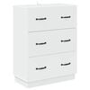 vidaXL Gabinete de Gavetas Branco 66 x 34,5 x 87 cm