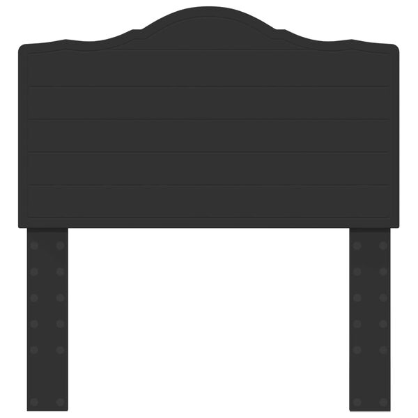 vidaXL Cabeceira Carvalho Preto 75 cm Madeira processada