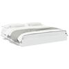 vidaXL Estrutura de cama c/ gavetas 180x200cm derivados madeira branco