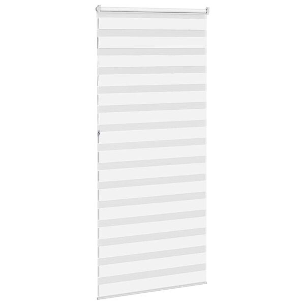 vidaXL Cortina de zebra 100x230 cm largura do tecido 95,9 cm poliéster