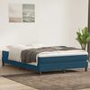 vidaXL Cama com molas/colch&atilde;o 140x220 cm veludo azul-escuro