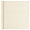 vidaXL Tela de varanda 120x400 cm PEAD cor creme