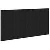 vidaXL Cabeceira de Cama Carvalho Preto 160 x 1.5 x 80.5 cm