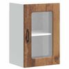 vidaXL Arm&aacute;rio de parede de cozinha porta vidro Kalmar madeira velha