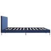 vidaXL Estrutura de cama 180x200 cm tecido azul
