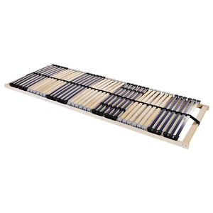 vidaXL Base de ripas Castanho 70 x 190 cm Madeira de B&eacute;tula S&oacute;lida