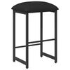 vidaXL Banco de bar Preto 40 x 32 x 64 cm Derivados de Madeira