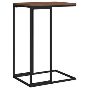 vidaXL Mesa de centro 40x30x59 cm derivados de madeira preto