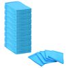 vidaXL Pad de Treinamento para Pets 100 pcs Azul e Branco 120 x 80 cm