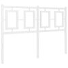 vidaXL Cabeceira de substitui&ccedil;&atilde;o 120 cm metal branco