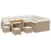 vidaXL Conjunto de Sof&aacute; de Jardim 13 unid. 12-N&uacute;mero de lugares
