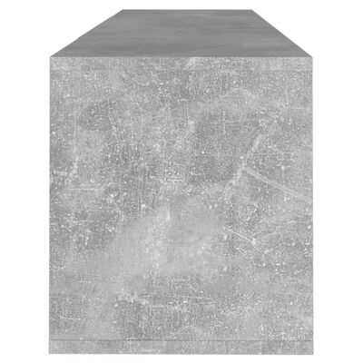 vidaXL Móvel de TV 120x30x40,5 cm aglomerado cinzento cimento