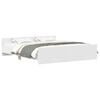 vidaXL Estrutura de cama com cabeceira e p&eacute;s 180x200 cm branco