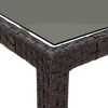 vidaXL Mesa de Jantar para Jardim Castanho 190 x 90 x 75 cm