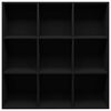 vidaXL Estante 98x29x97,5 cm derivados madeira preto
