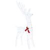 vidaXL Rena de Natal 3D LOVIISA 300 LED Branco frio 70 x 26 x 128 cm