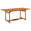 vidaXL Mesa de jantar p/ jardim 180x90x75 cm madeira de ac&aacute;cia maci&ccedil;a