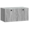 vidaXL Gabinete de TV de Parede Sonoma Cinzento 59,5 x 31 x 30 cm