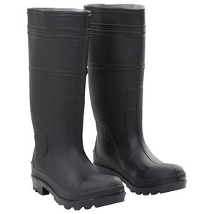 vidaXL Galochas tamanho 38 PVC preto