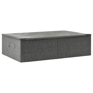vidaXL Caixa de arruma&ccedil;&atilde;o tecido 70x40x18 cm antracite