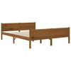 vidaXL Estrutura cama c/ 2 gavetas 160x200cm pinho maci&ccedil;o castanho mel