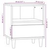vidaXL Mesa de cabeceira 40x35x50 cm branco