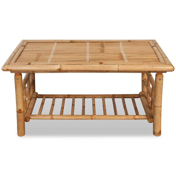 vidaXL Mesa de centro 90x50x45 cm bambu
