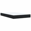 vidaXL Cama boxspring com colch&atilde;o 120x200 cm veludo preto