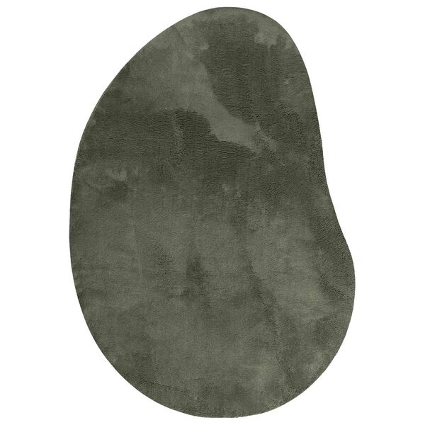 vidaXL Tapetes de &aacute;rea HUARTE Verde Floresta 140 x 200 cm Poli&eacute;ster