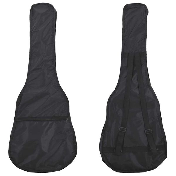 vidaXL 8 peças conjunto guitarra clássica iniciantes 3/4 36" preto
