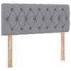 vidaXL Cama com arruma&ccedil;&atilde;o e colch&atilde;o Cinzento-claro 120 x 200 cm