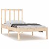 vidaXL Estrutura de cama solteiro 90x190 cm pinho maci&ccedil;o