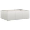 vidaXL Plantador 120x80x40 cm a&ccedil;o inoxid&aacute;vel